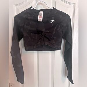 Gymshark Cropped Long Sleeve. Size Medium.